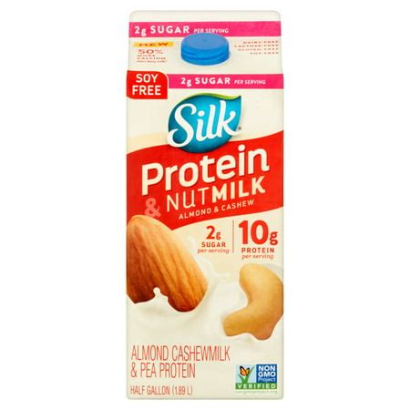 silk protein original pea almond cashew milk gal brickseek