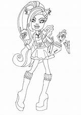 Monster High Coloring Pages Clawdeen Catty Wolf Noir Wishes Scaremester Printable Drawing Sheets Dolls Obsession Print Getcolorings Getdrawings Kids Color sketch template