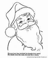 Coloring Christmas Pages Santa Xmas Printables Bible sketch template
