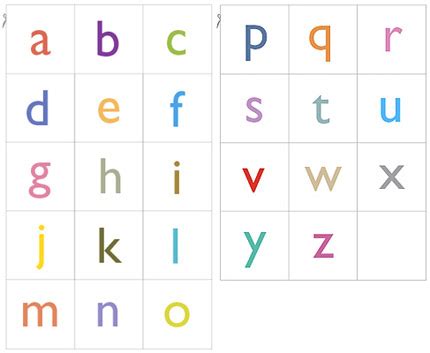printable alphabet cards  printables