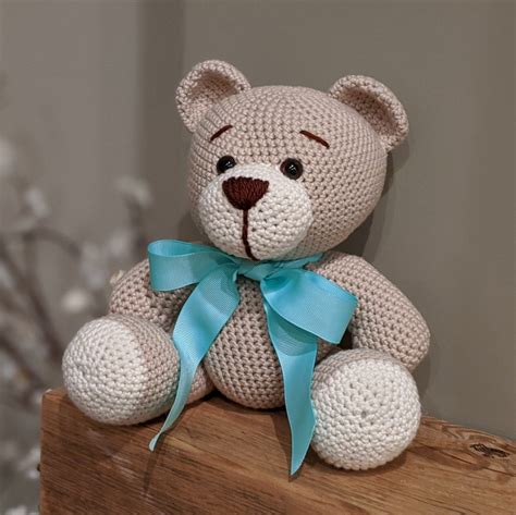 classic teddy bear crochet pattern knit paint sew