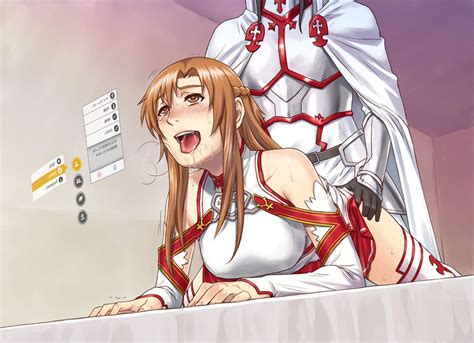 Asuna And Kuradeel Sword Art Online Drawn By Azasuke