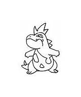 Pokemon Croconaw Coloring Pages sketch template