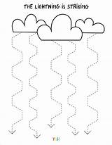 Tracing Weather Worksheets Preschool sketch template