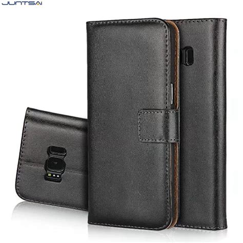for samsung galaxy s8 s8plus leather case genuine magnetic buckle
