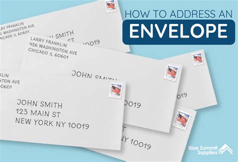 address  envelope   write   envelope
