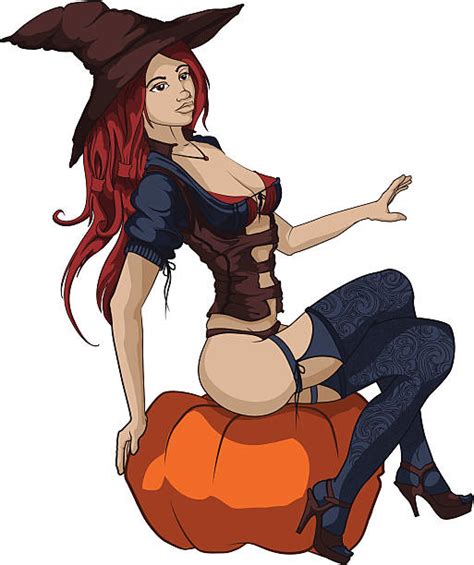 Best Sex Symbol Sensuality Witch Pin Up Girl Illustrations
