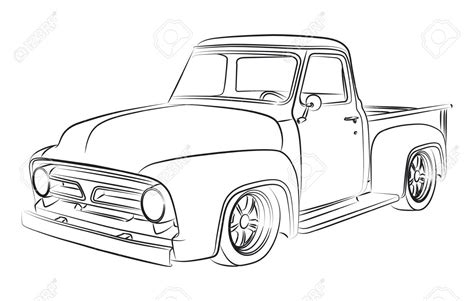 printable  chevy truck coloring pages