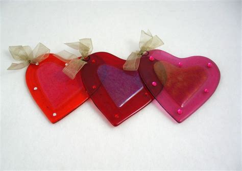 A Little Piece Of My Heart Fused Glass Suncatcher Ornament Pick One