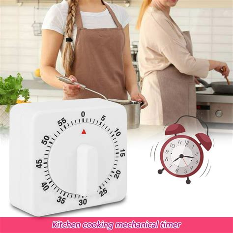 portable  minutes count  mechanical timer baking kitchen cooking tool food preparation