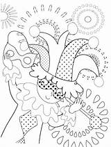 Carnival Coloring Pages Brazil Animals Jester Getcolorings Color Pa sketch template