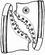 Converse Template Coloring Shoe Shoes Pages Colouring Pete Cat Draw High 3d Trace Top Print Printables Op Kids Red School sketch template