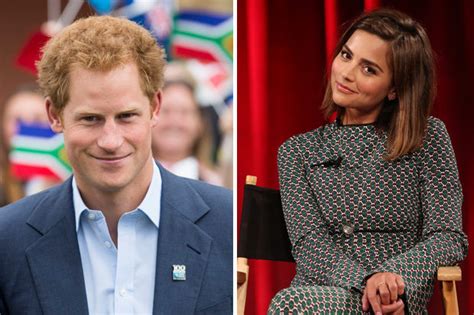 Prince Harry Flirts Up A Storm With Jenna Coleman Daily Star