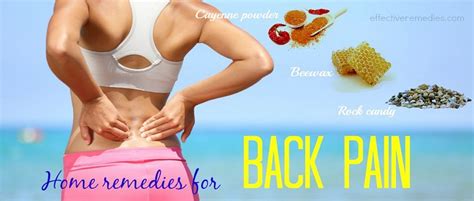 22 Natural Home Remedies For Back Pain Relief