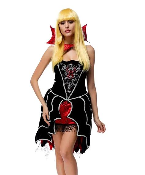 2019 new women vampire costumes cosplay gothic vampire outfit the queen