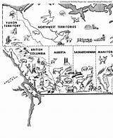 Canada Coloring Pages Map Colouring Sheets Western Activity Honkingdonkey Maps Choose Board sketch template