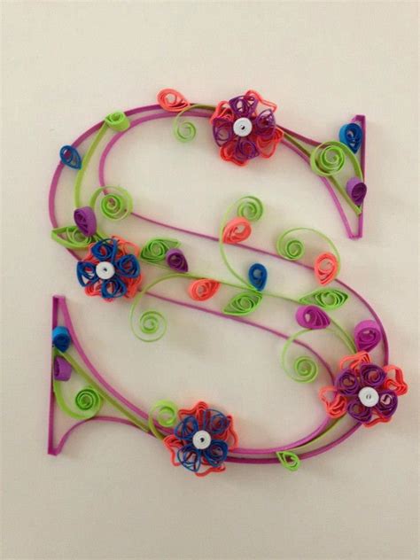letter  colors   choice   order hand quilled