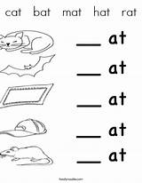 Worksheets Words Cat Mat Coloring Preschool Worksheet Pages Pre Printable Phonics Kindergarten Sketchite Books Activities sketch template