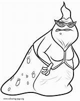 Monsters Inc Roz Coloring Characters Pages University Draw Easy Clipart Sully Monster Drawing Disney Colouring Drawings Character Color Cartoon Template sketch template