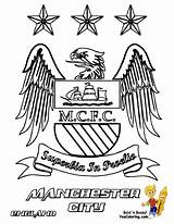 Colouring Pages Soccer City Manchester Coloring Football Logo Sheets Printable Team Kids Print Logos Players Club English Color Clubs Uefa sketch template