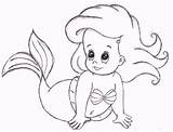 Mermaid Baby Coloring Pages Little Drawing Ariel Getdrawings Disney Color Printable Sheets Getcolorings Print Source Visit Site Details sketch template