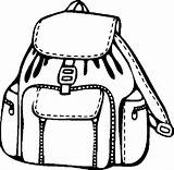 Backpack Coloring Pages School Models Tocolor Color Backpacks Sheets Pencil Contain Book Template Kids Back Print Button Through sketch template