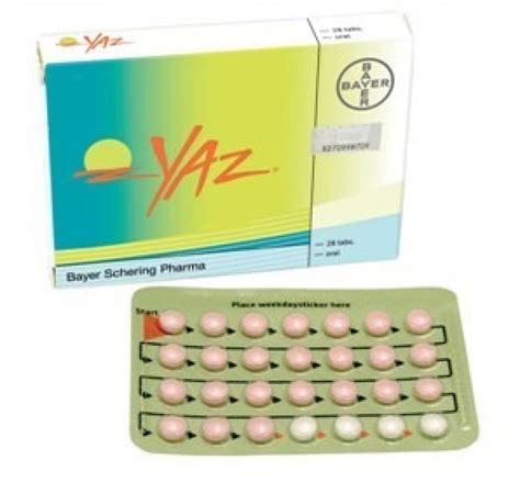 yaz birth control pills hit  blood clot warning label