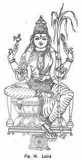 Hindu Drawing Gods Drawings Indian Painting Goddess Sketches Mural God Pencil Coloring Lalita Outline Paintings Mandala Kerala Tanjore Sketch Amman sketch template