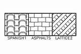 Hatch Cad Autocad Patterns Stone Pattern Tile Archblocks Roofing Lattice Choose Board sketch template