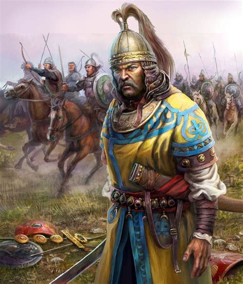 mongol warrior   horde invading russia  igor savchenko heroic
