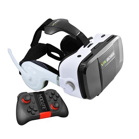 2016 Vr Boss 3d Glasses Virtual Reality Vr With Headset Microphone