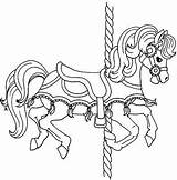 Carousel Horse Coloring Pages Beccy Place Tassels Horses Pattern Printable Drawings Colouring Patterns Glass Carrousel Books Adult Animals Drawing Choose sketch template