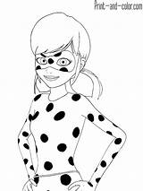 Coloring Noir Cat Ladybug Miraculous Pages Tales Popular sketch template