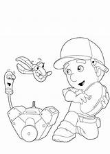 Coloring Choose Board Pages Handy Manny sketch template