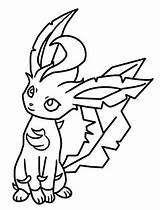 Leafeon Eevee Colorir Evolutions Eeveelutions Colouring Sylveon Colorironline Dragones sketch template