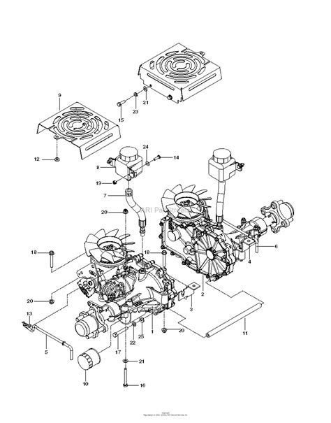 husqvarna mz     parts diagram  hydraulic pump motor