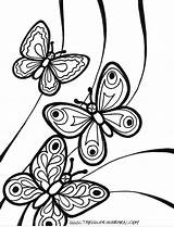 Coloring Pages Butterfly Printable Butterflies Mosaic Mystery Adult Kids Roses Adults Color Drawing Print Simple Worksheets Grid Para Clipartbest Online sketch template