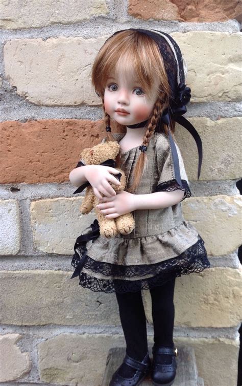 allison a 10 porcelain doll made from a mold by dianna