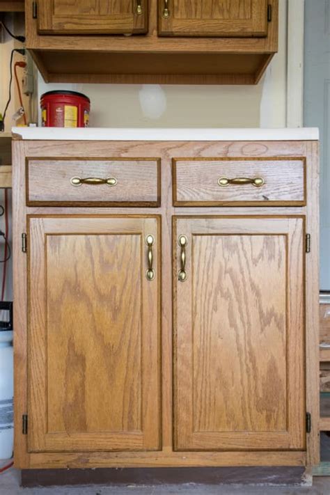 painting cabinets removing wood grain   smooth finish