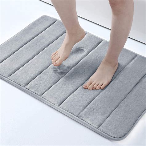 memory foam soft bath mats  slip absorbent rugs rubber  runner
