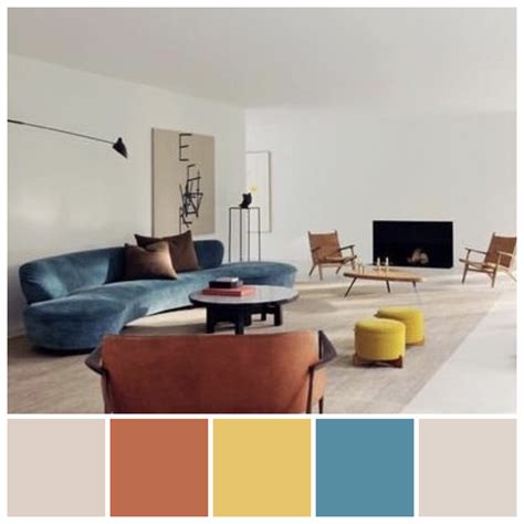 cool color palette interior design  architecture furniture