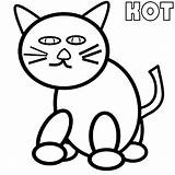 Ausmalbilder Katzen Dekoking Hitam Kucing Traceable Mewarnai Quelle Clipartmag Webstockreview sketch template