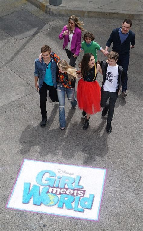behind the scenes photos from the set of the girl meets world opening sequence shooting released