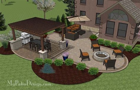 patio design  entertaining patio plans outdoor farmhouse living pinterest patio plans