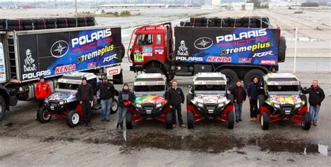xtreme  polaris team aims   dakar rally win utv guide