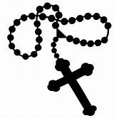 Rosary Clip Christianity Cliparting Wikiclipart sketch template