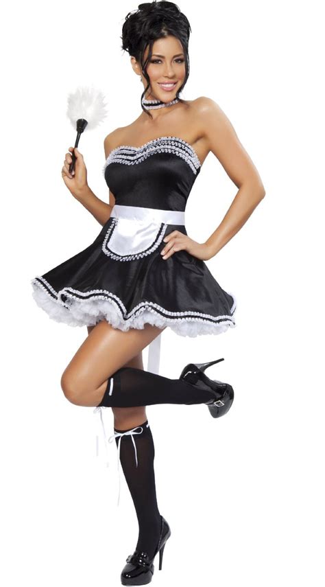 sexy fifi french maid costume n8542