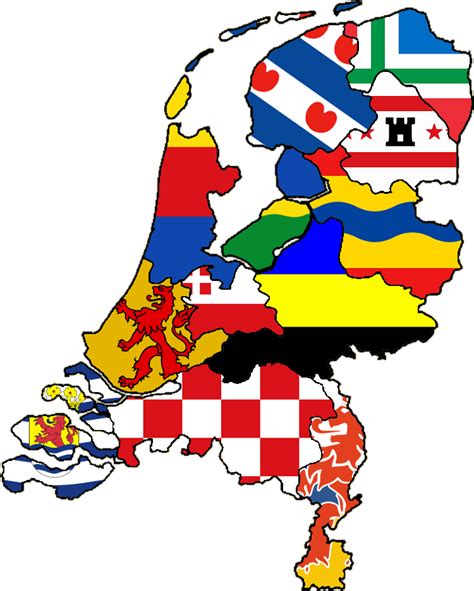 flags of provinces of the netherlands nederland reis kaarten vlaggen