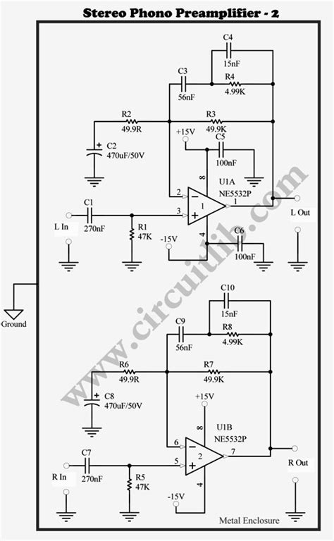 phono preamp circuit diagram