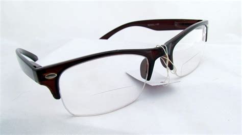 bifocal clear reading glasses semirimless soho vp